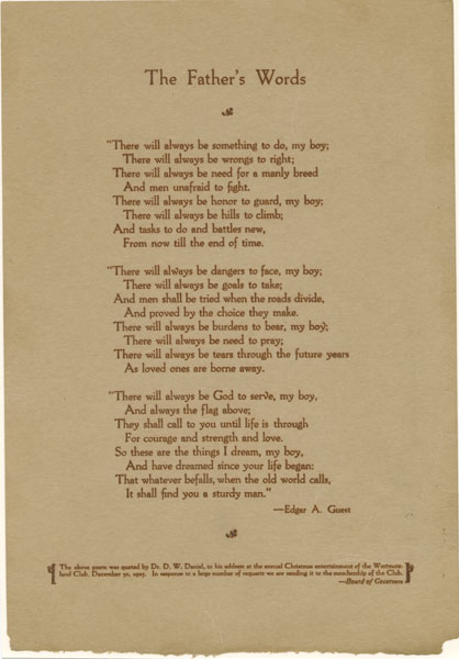 Edgar Guest famous poems Edgar Guest famous poems