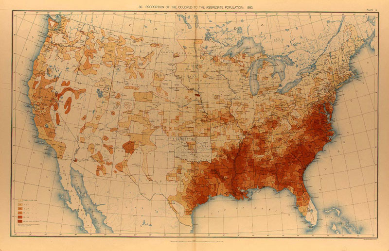 Education from LVA: African American Population Map
