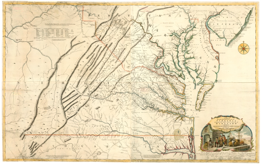 A Map of the Most Inhabited a map of virginia rivers. A Map of the Most Inhabited