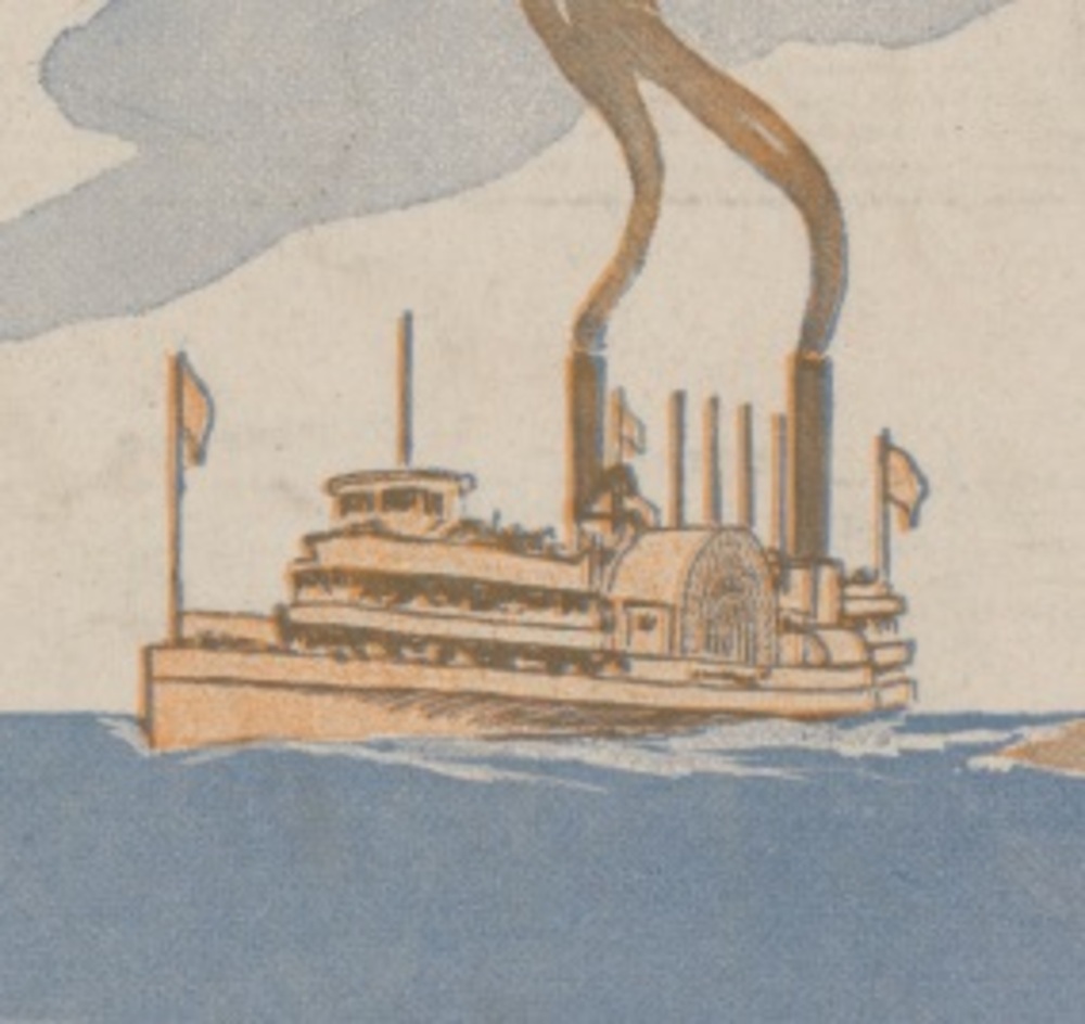 <ul><li>Sailing down the Chesapeake Bay / words by Jean C. Havez ; music by George Botsford.</li><li>ca. 1913. Sheet Music Digital Collection.</li></ul> icon