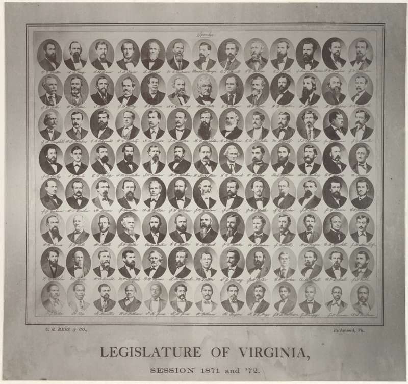 Legislature of Virginia, Session 1871 and '72